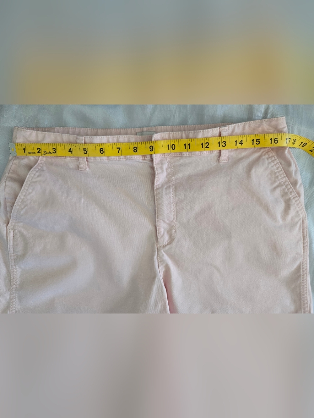 A New Day Shorts Light Pink Sz 12 10" Rise 4.5" Inseam Stretch Euc - Picture 4 of 7
